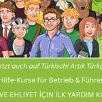 Erste-Hilfe-Kurse auf arabisch, englisch und türkisch