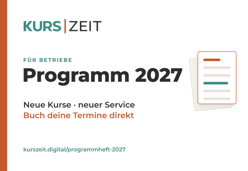 Neue Kurse, neuer Service und die Termine 2027